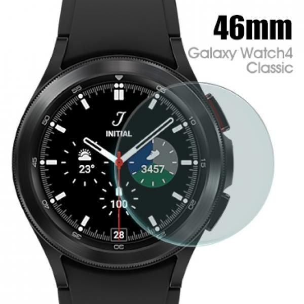 퓨어캣 워치 강화유리필름-1매 [SM-R890/SM-R840/SM-R845] 갤럭시워치4클래식(46mm)/갤럭시워치3(45mm)