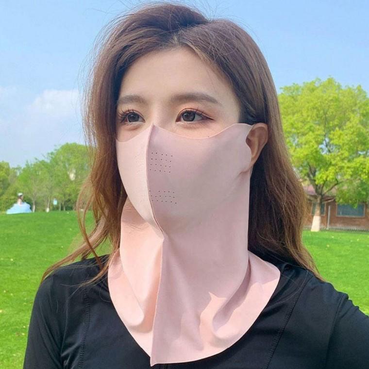 3D아이스실크 넥페이스가드 골프 등산 마스크 마우스오픈 얼굴 스포츠마스크 운동마스크 쿨마스크