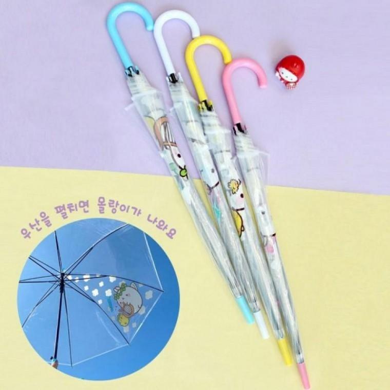 투명우산 2개 캐릭터 아동 편의점 비닐 자동 장 우산
