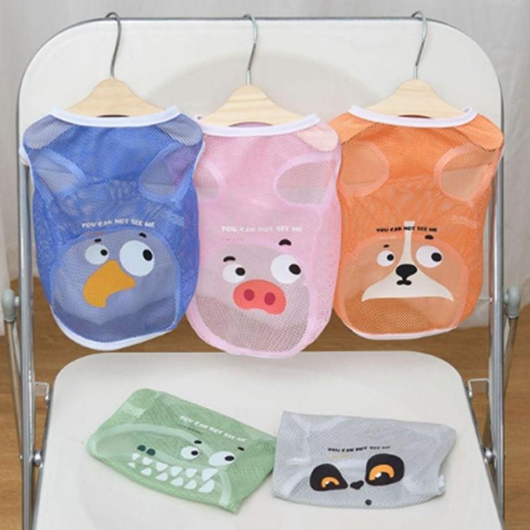 강아지 쿨링 메쉬 동물 나시티 1P 여름 민소매 패션 메쉬나시티 쿨나시티 강아지 티셔츠 애견 동물나시티