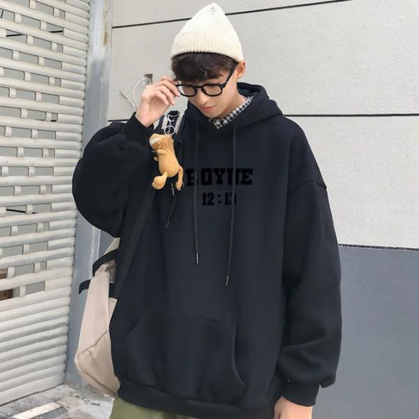 후드티 기모안감 긴팔 캐주얼 공용 티셔츠 IS-TS03