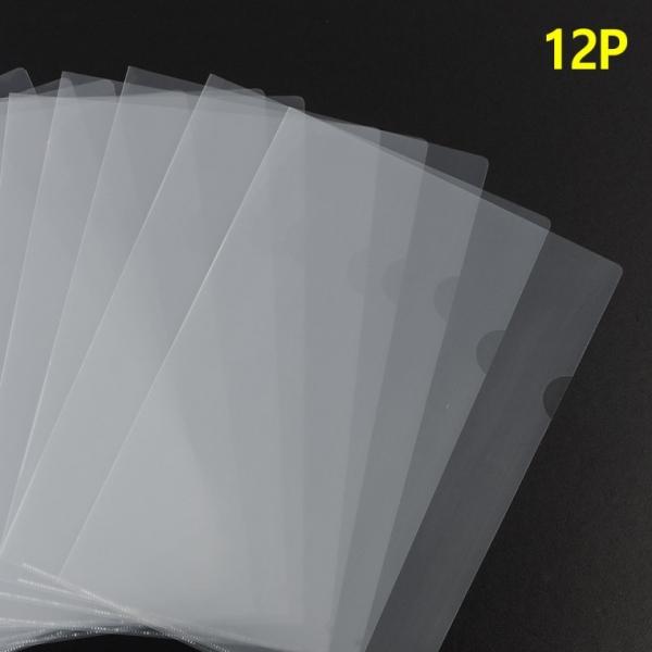 L형 A4 투명 파일홀더 12P