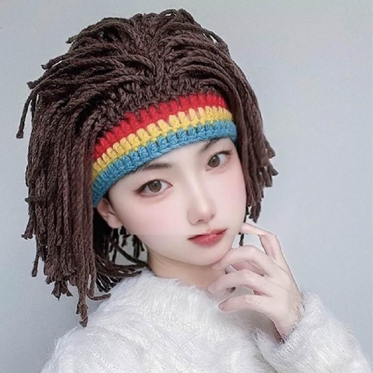 레게 머리 가발 파티용 뽀글이 코스프레 분장 자메이카 헤어장식