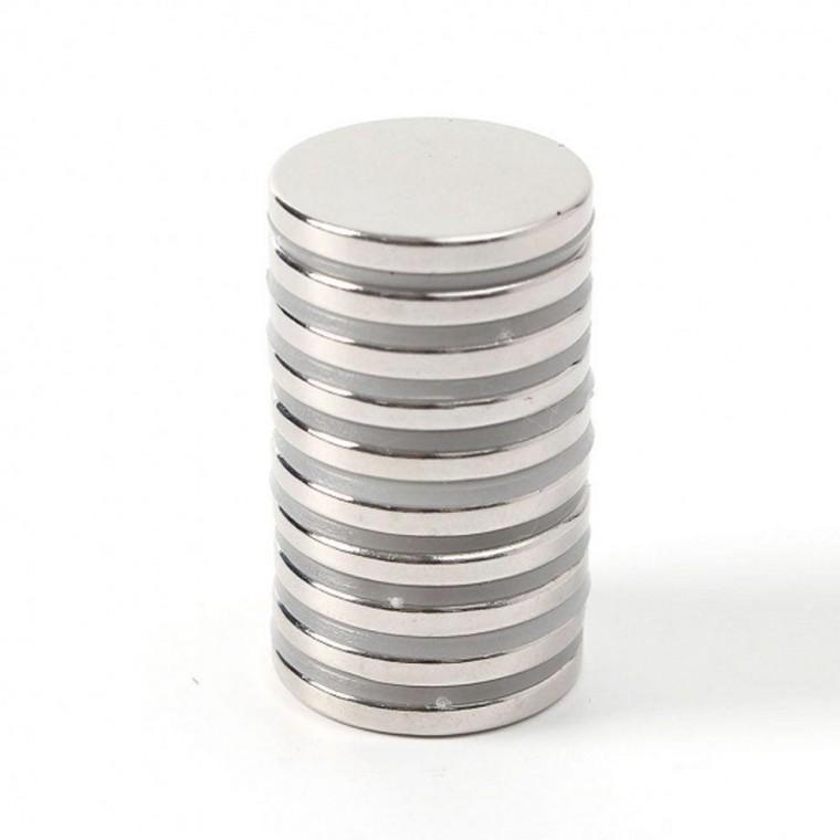 자석 20X5mm 원형 초강력 다용도 10개입