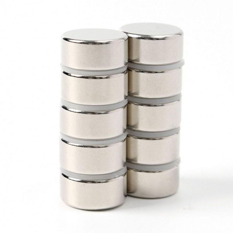 다용도 초강력 자석 10개입 20X10mm 원형