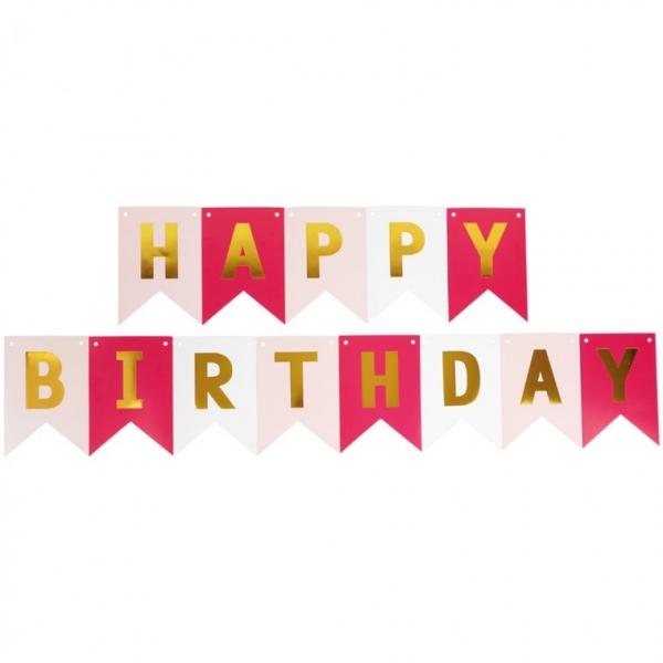 생일축하 가랜드