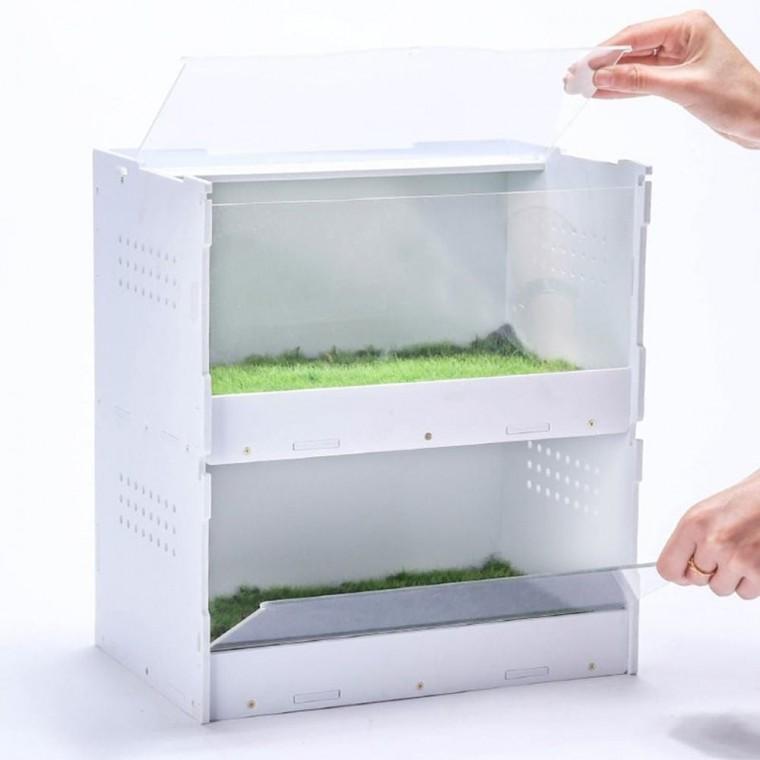 쏘투 파충류 도마뱀 사육장 달팽이 키우기 은신처 대형