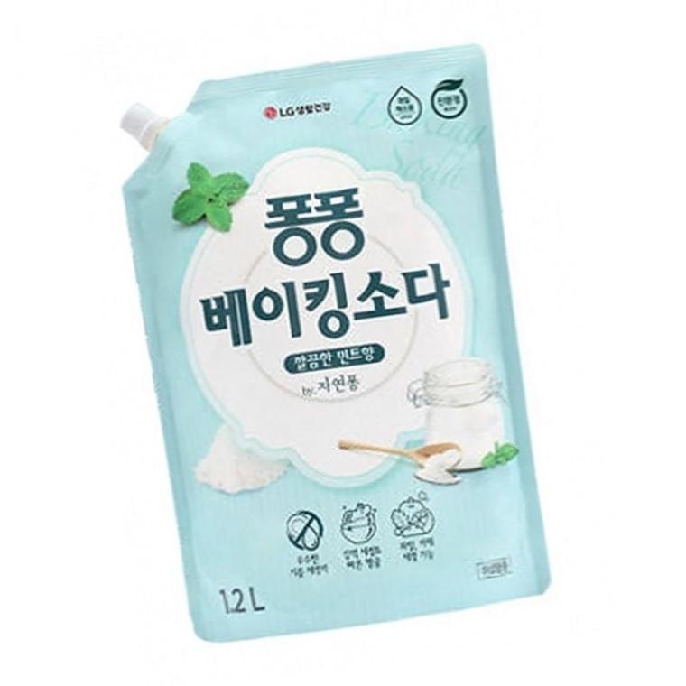 1.2L 주방세제 베이킹소다 세척 설거지 1P 리필