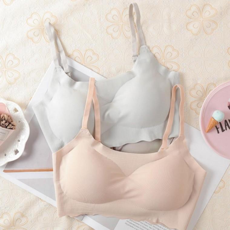 스포츠브라 노와이어 심리스 물결라인 브라넷 베이직 U넥 편한 브라 브라