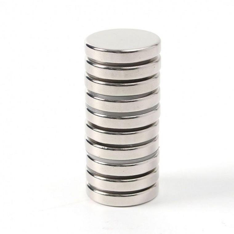 다용도 자석 10개입 원형 초강력 25X5mm