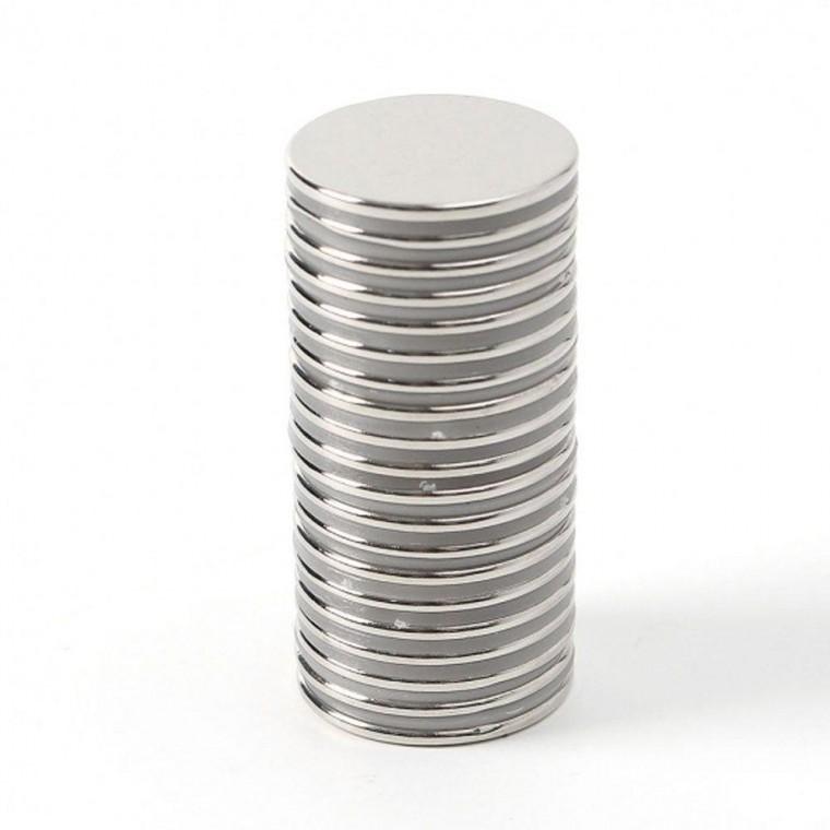 자석 다용도 초강력 20개입 원형 25X2mm