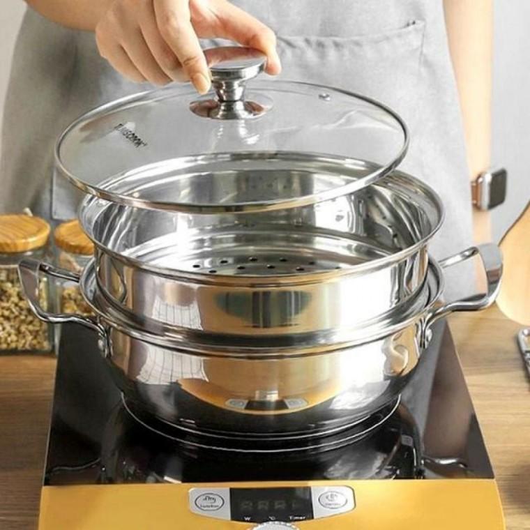 스텐 전골냄비 찜솥 24cm 인덕션 냄비