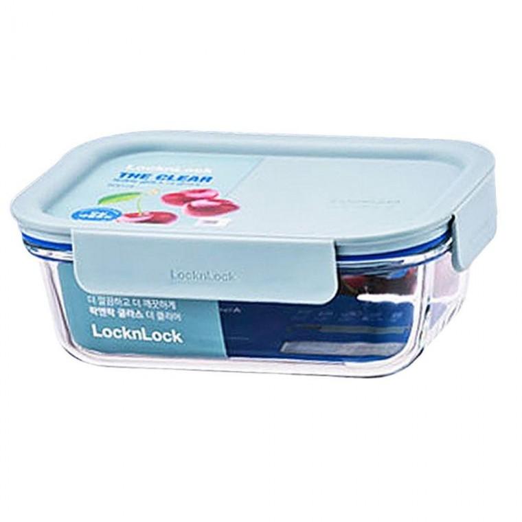 내열유리 찬통 사각 밀폐용기 김치통 1.0L 1P