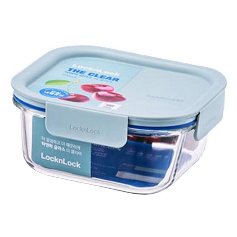 정사각 밀폐용기 750ml 내열유리 반찬통 1P