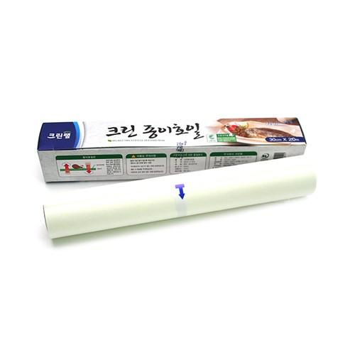 크린랩종이호일 25×20m/쿠킹호일/랩/기름망/생선구이/일/주방호일/구이용호