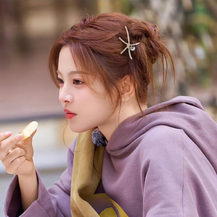 데일리 불가사리 진주 헤어핀