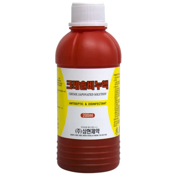 삼현 크레솔 비누액 200ml 1개 크레졸 소독 야생동물 퇴치
