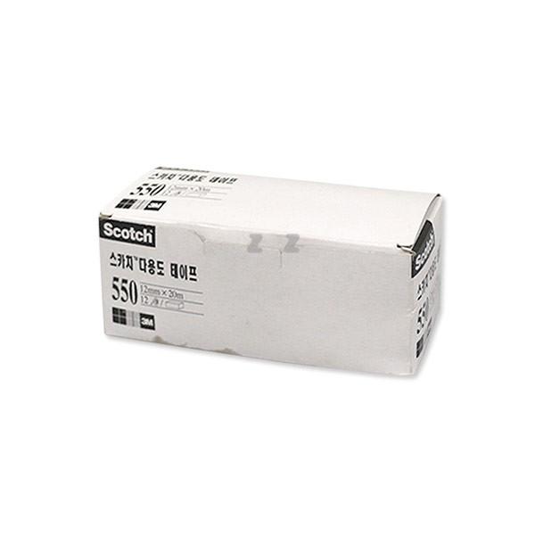 스카치 다용도 테이프(12x20mm) 550-12P/본드/테입