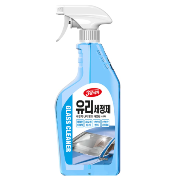 카렉스 3분세차 차량용 고광택 유리 클리너 650ml