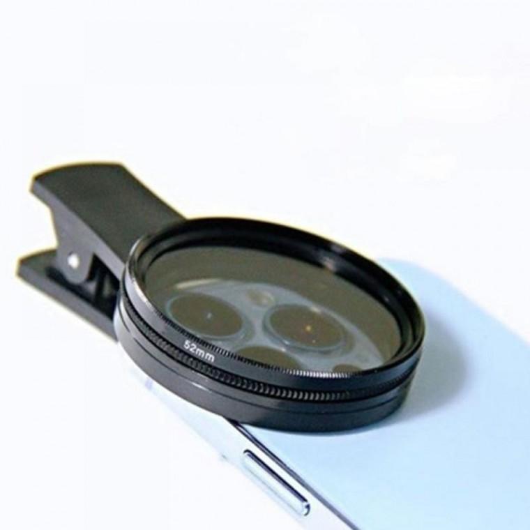휴대폰 편광판렌즈세트 52mm 반사필터