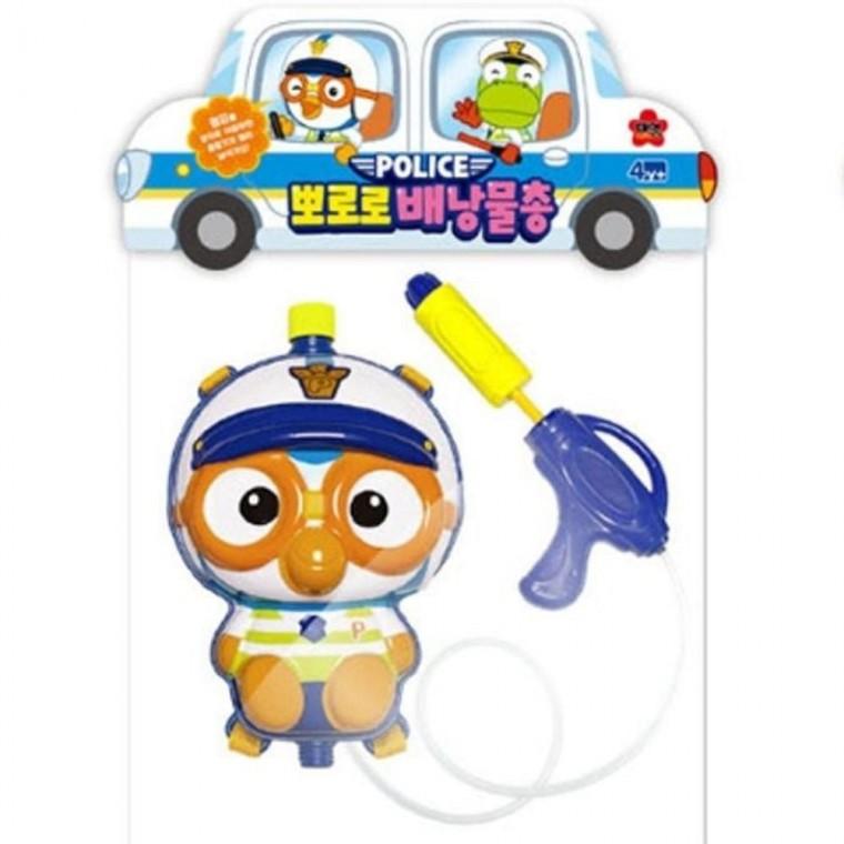 물총 워터건 어린이 물총 장난감 뽀로로 경찰 배낭
