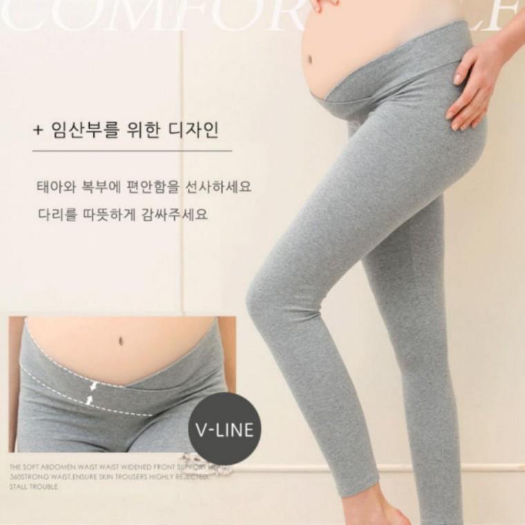 임산부 레깅스 배가편한 임부레깅스 레깅스 언더 코튼 데일리