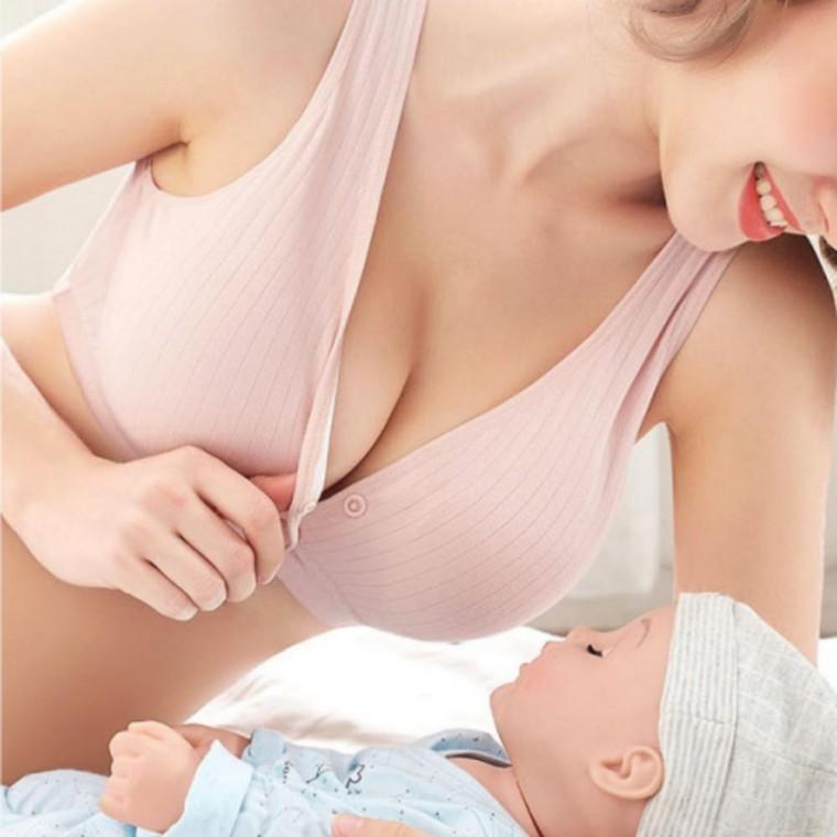 코튼 수유브라 편한브라 데일리 노와이어브라 똑딱이