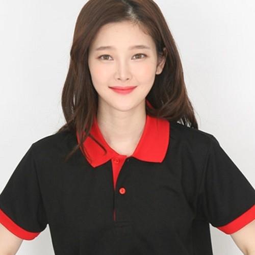 *공장직영 티공장* 30수PK배색카라반팔/khanapparel/단체티/KT-1002