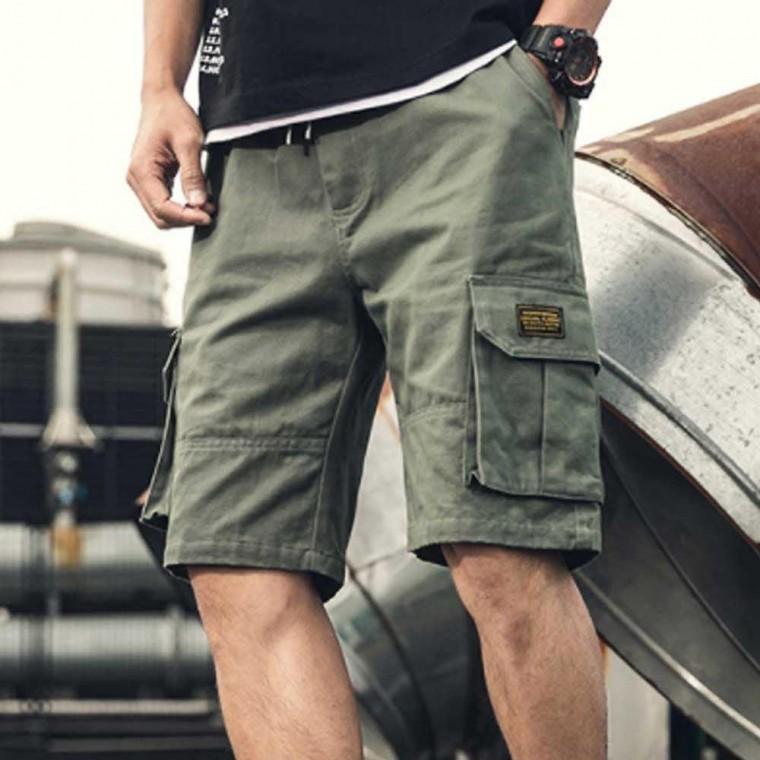 허리 밴딩 포켓 반바지 남성 하의 여름 데일리 코디 남자 예쁜 외출 패션 20대 여행룩