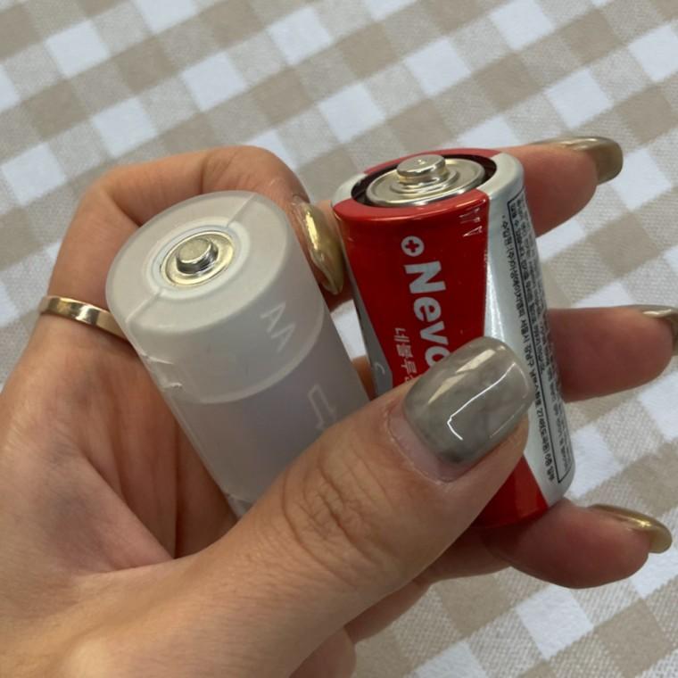 AA to C 건전지 배터리 변환 홀더