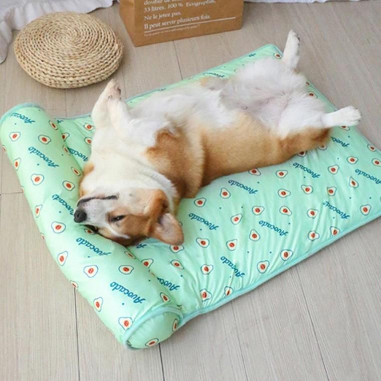 3새 1개 강아지 쿨매트 고양이 쿨링패드 쿨방석 펫방석 논슬립 일체형헤드 쿠션