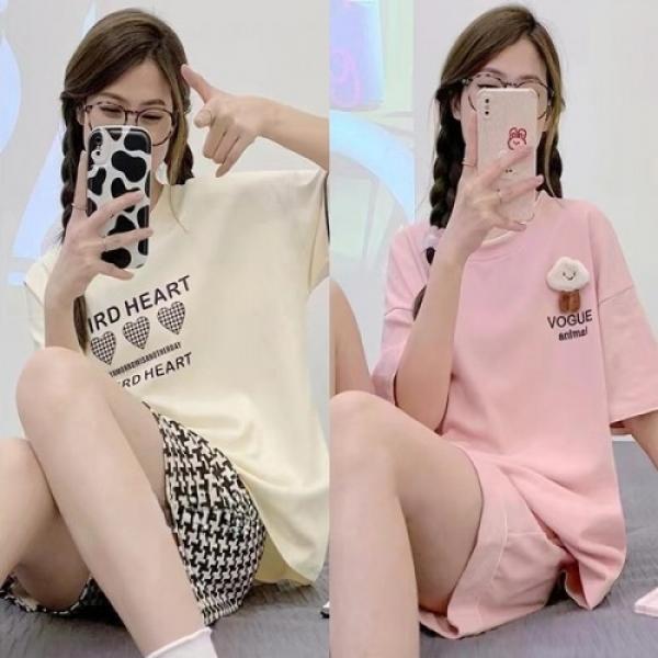 브라프리 반팔 홈웨어 세트 DS-5141