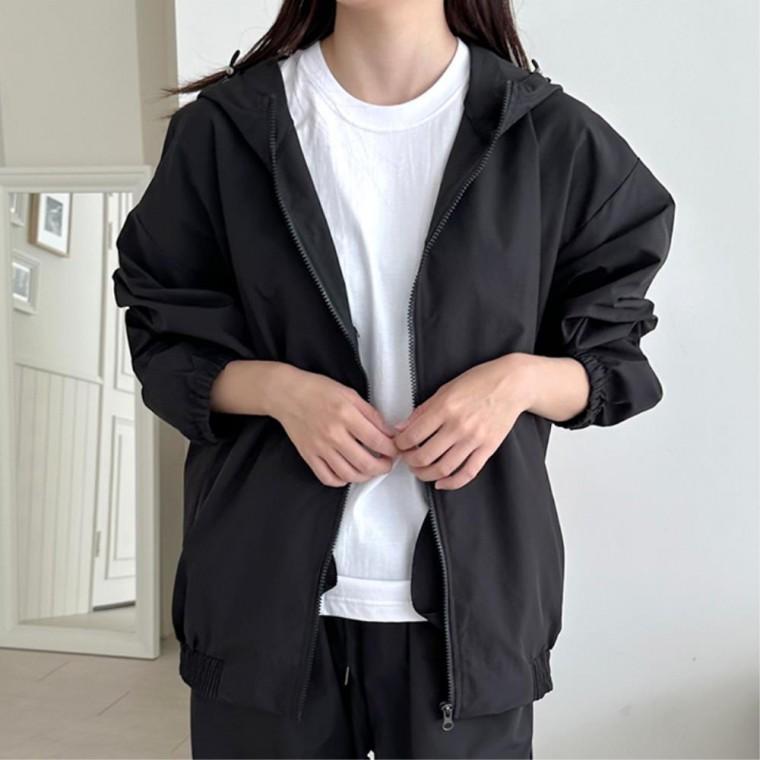 바람막이점퍼 여성용 야상점퍼패션 등산 바람막이자켓 데일리점퍼 후드집업