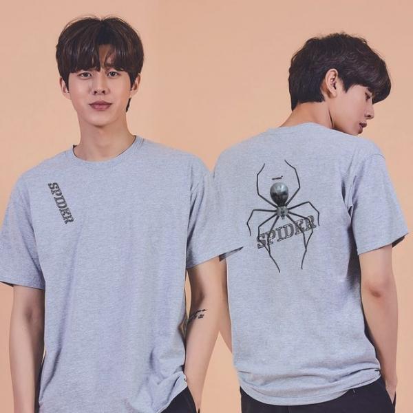 키밍 Spider 스파이더 거미 그래픽 반팔티