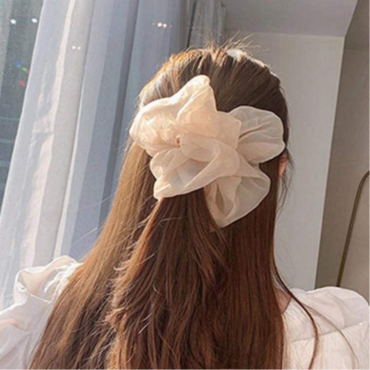 반묶음 만두머리 당고머리 곱창밴드 똥머리 똥머리밴드 빅사이즈 헤어슈슈