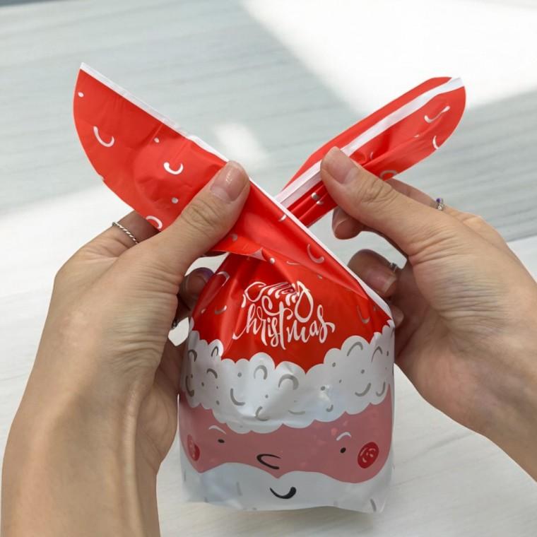 수염산타 선물 포장 비닐봉투 10P