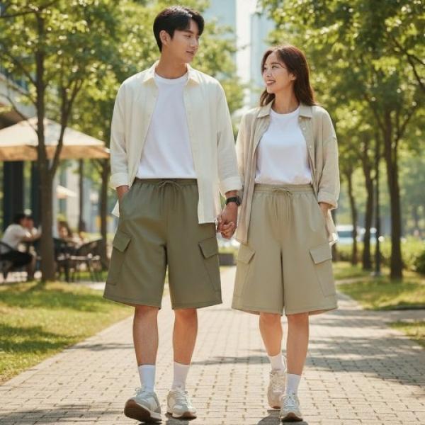 오타이탄 남녀공용 카고 버뮤다 반바지 SD-260522
