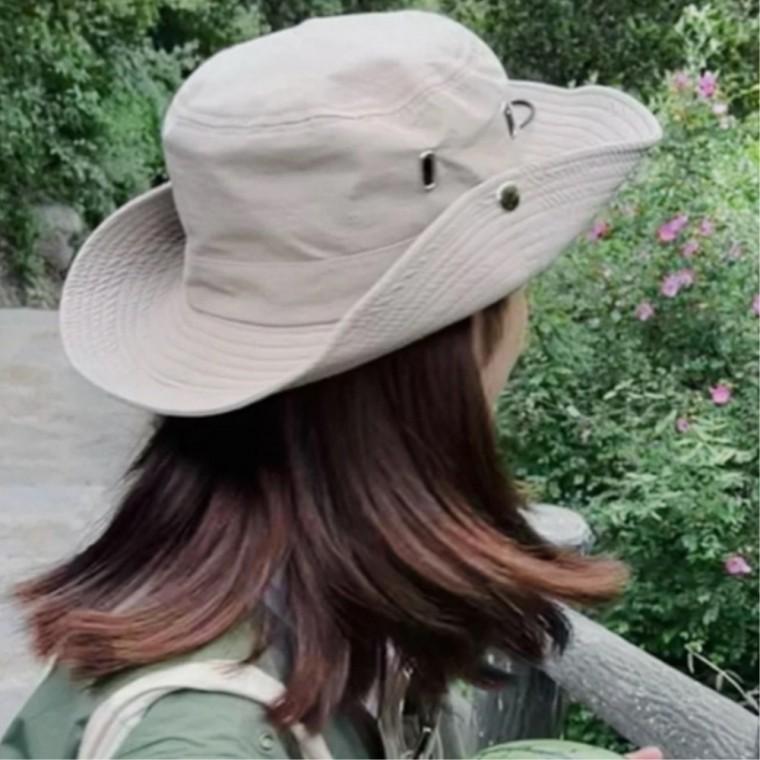 트래킹 여자 캠핑 챙모자 캠핑모자 카우보이모자 낚시모자 벙거지 등산용품