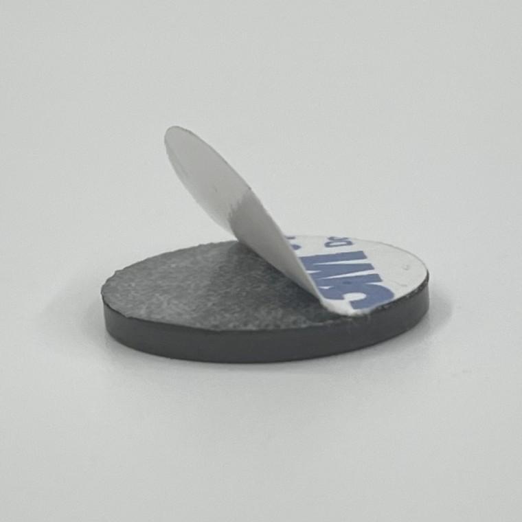 부착식 원형 고무자석 스티커 20mm 20P