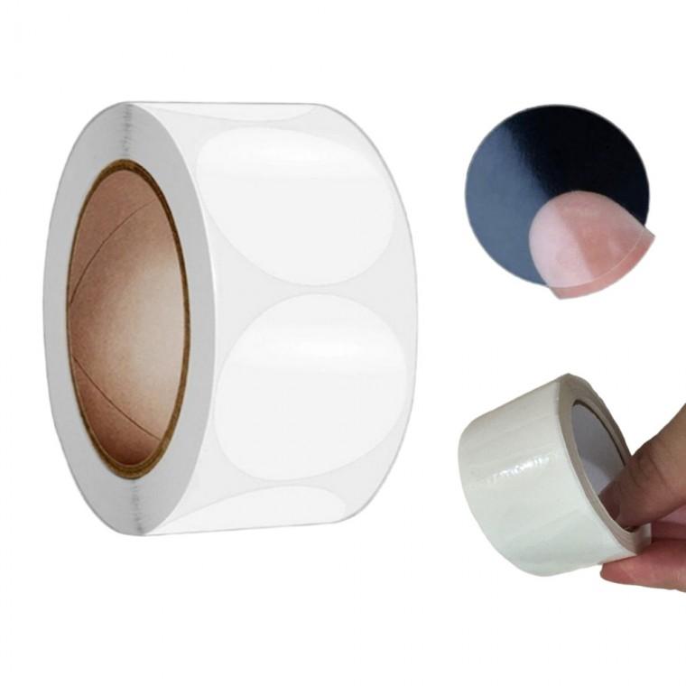 2.5cm 투명 포장 롤 스티커 (500매)
