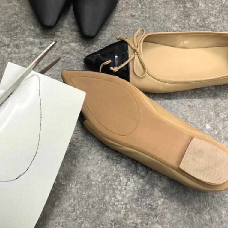 잘라쓰는 밑창보강 수선패드 스티커 투명
