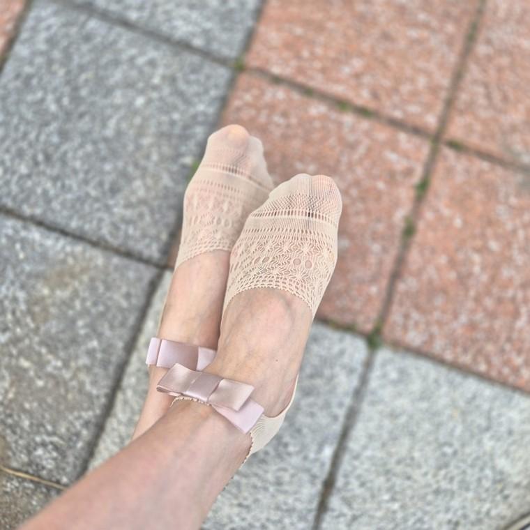 봄여름 러블리 여성 리본양말