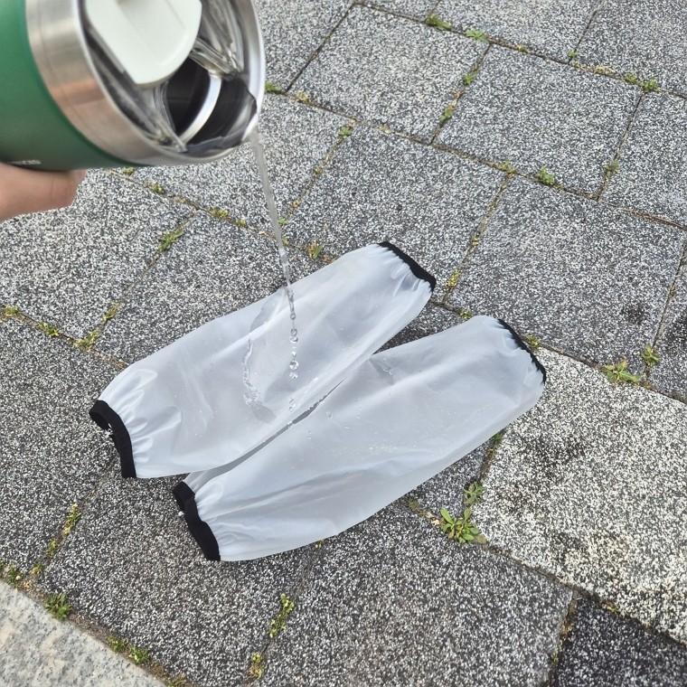 반투명 방수 팔토시 한쌍 미술시간 작업용