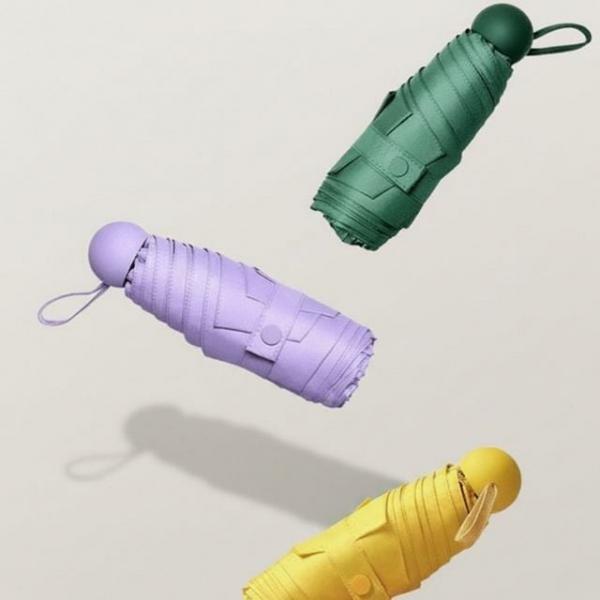 초경량 미니 양우산 3단 접이식 자외선차단 양산 파우치 증정