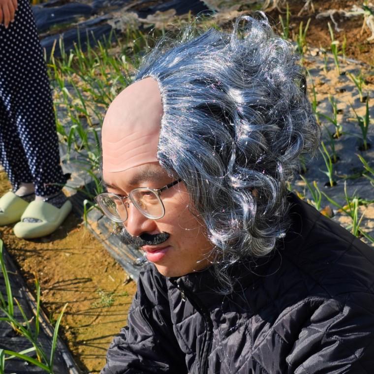 곱슬머리 마빡이 대머리 가발