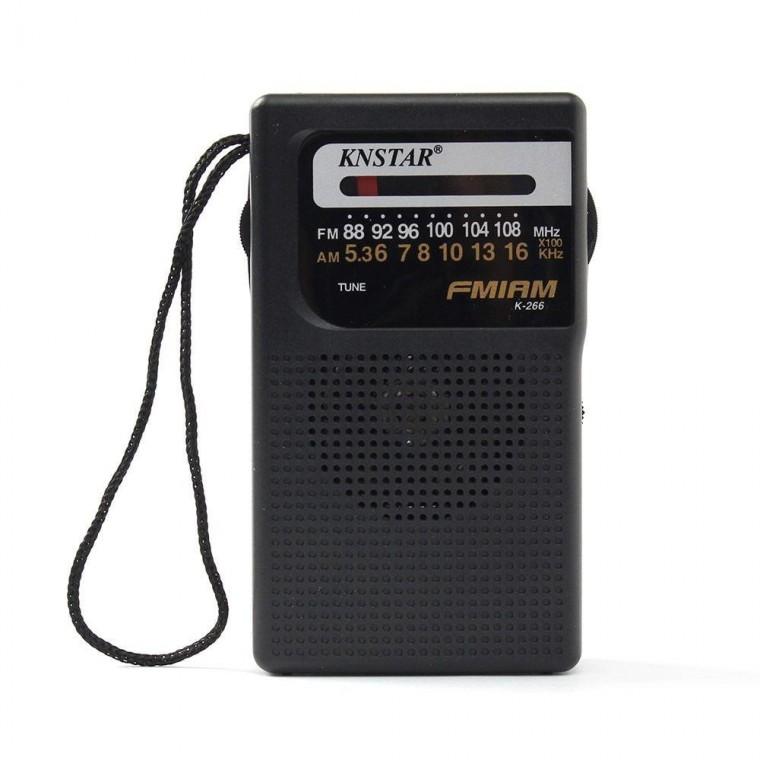 AMFM 미니 라디오 시그널 휴대 라디오(블랙)