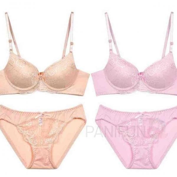 꽃자수 와이어 B컵 브라팬티세트 브래지어세트 여성브라팬티세트 레이스브라팬티 여성속옷셋트 여성삼각팬