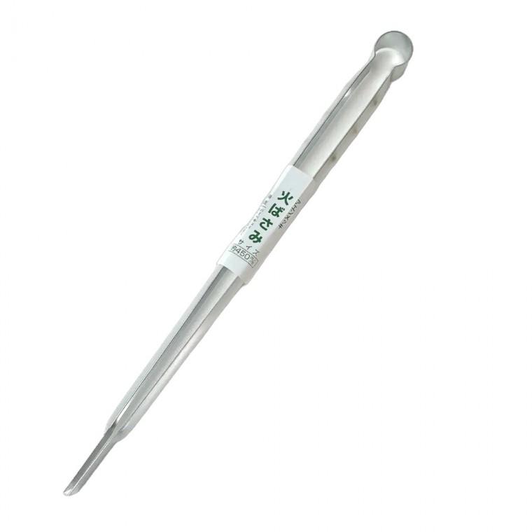 일본 캠핑 숯 스테인리스 롱 집게 45cm