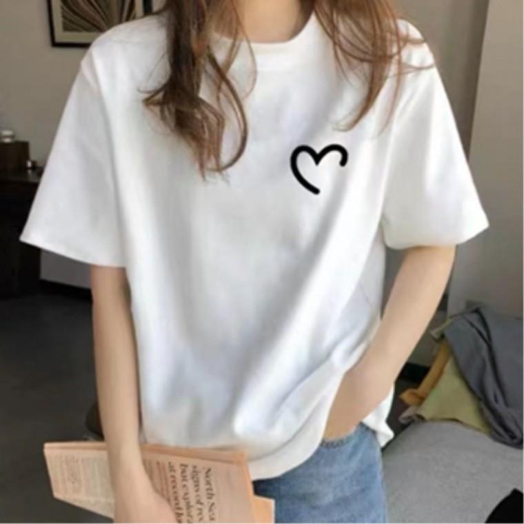 기본티 일상룩 일상코디룩 여성 라운드넥 반팔면티 여성캐주얼티셔츠 이너