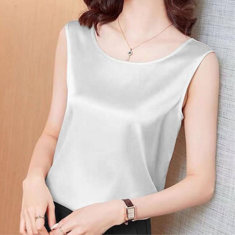 30대여성 일상룩 40대 여름 이너티 일상코디룩 민소매블라우스 정장 50대